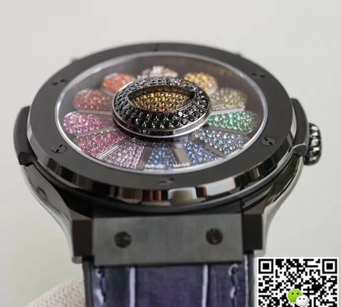 Hublot Classic Fusion Takashi Murakami 507.CX.9000.RX.TAK21 1:1 Best Edition Replica Watch Red Strap